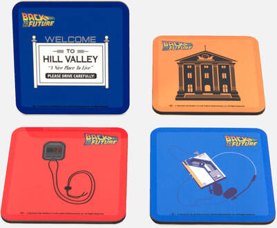 Back to the future Onderzetter set