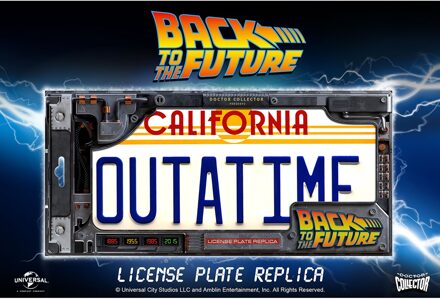 Back to the Future - Outatime - License Plate