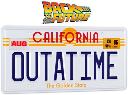 Back to the Future - Outatime - License Plate