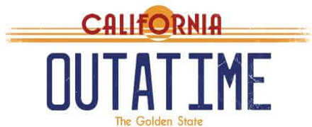 Back To The Future Outatime Plate Hoodie - White - L Meerdere kleuren