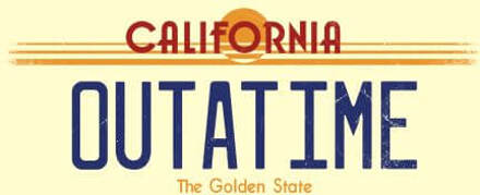 Back to the Future Outatime Plate Women's T-Shirt - Cream - M Crème