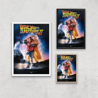 Back To The Future Part 2 Giclee Art Print - A3 - Print Only Meerdere kleuren