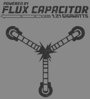 Back to the Future Powered By Flux Capacitor Trui - Grijs - L