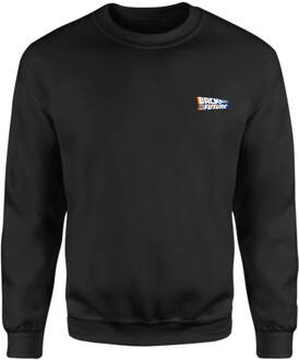 Back To The Future Sweatshirt - Black - S Zwart