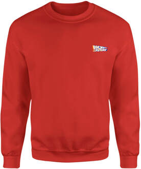 Back To The Future Sweatshirt - Red - L Rood
