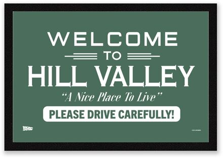 Back To The Future Welcome To Hill Valley Entrance Mat