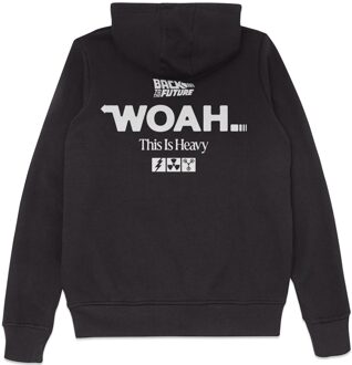 Back to the future WOAH! This Is Heavy Hoodie - Black - XXL