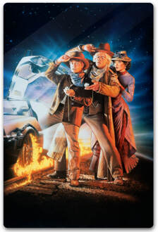 Back To The Future Zavvi Exclusive Limited Edition Back To The Future Part 3 Metal Poster - 40 X 60cm