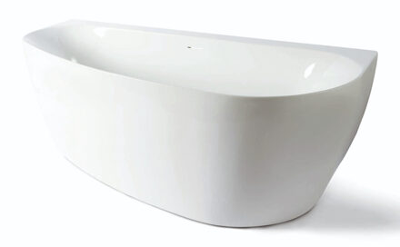 Back To Wall Bad Luca Sanitair Primo Acryl 170x78x60 cm Incl. Afvoerset Glans Wit