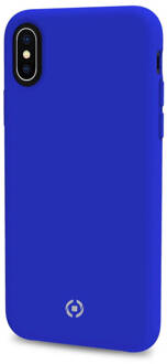 Backcase Voor Iphone X/xs, Blauw - Siliconen - Celly Feeling