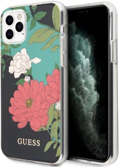 backcover hoes - iPhone 11 Pro - Floral No. 1 + Lunso beschermfolie