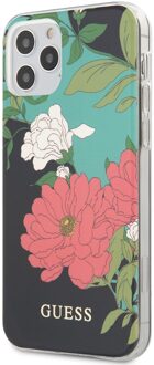 backcover hoes - iPhone 12 Pro Max - Floral No. 1 + Lunso Tempered Glass