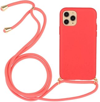 Backcover hoes met koord - iPhone 11 Pro Max - Rood