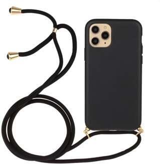 Backcover hoes met koord - iPhone 12 Mini - Zwart