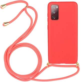 Backcover hoes met koord - Samsung Galaxy S20 FE - Rood