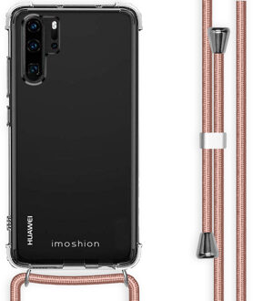 Backcover met koord Huawei P30 Pro hoesje - Rosé Goud