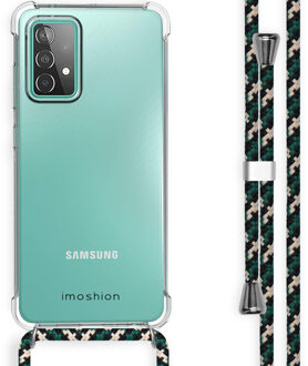 Backcover met koord Samsung Galaxy A52 (5G) / A52 (4G) hoesje - Groen