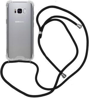 Backcover met koord Samsung Galaxy S8 hoesje - Zwart