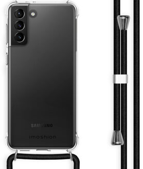 Backcover met koord voor de Samsung Galaxy S21 Plus- Zwart