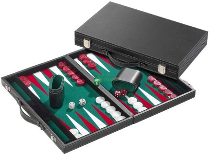 Backgammon groen groot 46,5x28cm