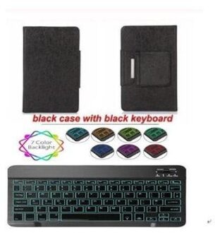 Backlit Bluetooth Keyboard Pu Leather Stand Led Light Keyboard Cover Voor Huawei Matepad Pro 10.8 Inch Tablet Case + pen wit