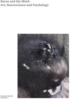 Bacon And The Mind - Francis Bacon Studies - The Estate of Francis Bacon