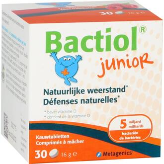 Bactiol Junior - 30 kauwtabletten - Probiotica - Voedingssupplement