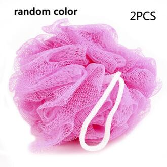 Bad Bal Bloem Zachte Lichaam Bellen Spons Bad Bal Ylon Scrubber Loofah Mesh Netto Bal Huishoudelijke Schoonmaakmiddelen Bad Spons Body borstel 2stk