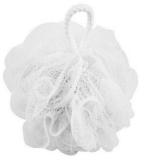 Bad Bal Mesh Spons Melk Douche Badkamer Benodigdheden Zachte Plain Bad Bad Bloem Multi-Schuim Kan Worden Opgehangen En afgeveegd Wit Groen 01 1stk