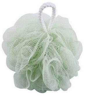 Bad Bal Mesh Spons Melk Douche Badkamer Benodigdheden Zachte Plain Bad Bad Bloem Multi-Schuim Kan Worden Opgehangen En afgeveegd Wit Groen 02 1stk