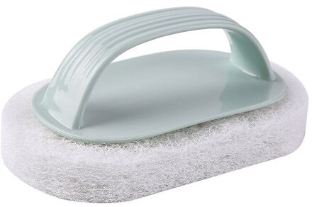 Bad Borstel, Effen Gekleurde Strepen Met Handvat Borstel, Spons Keramische Tegel, De Keuken Schoon, licht grijs