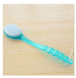 Bad Borstel Lange Steel Scrubber Skin Massage Borstel Voeten Wrijven Body Borstel Voor Terug Peeling Borstels Badkamer Accessoires Blauw