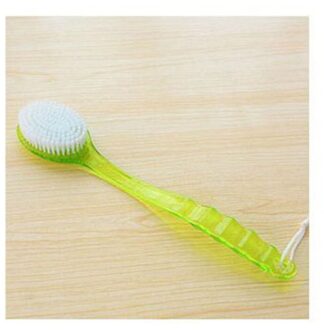 Bad Borstel Lange Steel Scrubber Skin Massage Borstel Voeten Wrijven Body Borstel Voor Terug Peeling Borstels Badkamer Accessoires groen