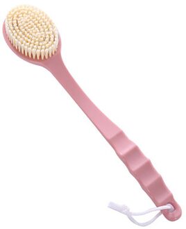 Bad Borstel Lange Steel Scrubber Skin Massage Borstel Voeten Wrijven Body Borstel Voor Terug Peeling Borstels Badkamer Accessoires nordic poeder