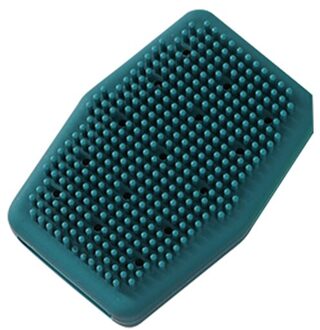 Bad Borstels Badkamer Producten Siliconen Body Brush Bad Riem Exfoliërende Terug Borstel Riem Wassen Schoon Bad Scrub Handdoek Scrubbers 1stk blauw