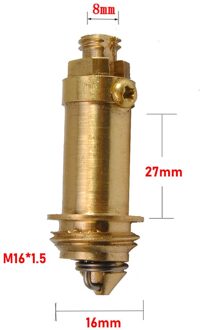 Bad Bounce Plug Wastafel Afval Up Klik Klak Plug Bolt Vervanging Voor Wastafel Drain Stopper Pop-Up Floor afvoer Fittingen 16mmx27mm