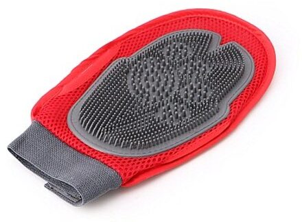 Bad Bruidegom Handschoen Pet Hair Grooming Massage Handschoen Mitt Handschoen Borstel Kam Pet Puppy Haar Grooming Massage Cleaning
