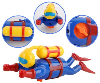 Bad Diver Toy Zwemmers Scuba Diver Toy Wind Up Clockwork Zee Babybadje Speelgoed Kinderen Speelgoed Simulatie Sea Diver Voor baden Baby Om