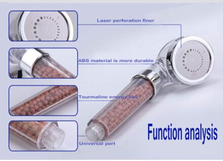 Bad Douche Gat Druk Waterbesparende Douchekop Badkamer Bad Sproeier Hand Water Douche Booster Watering