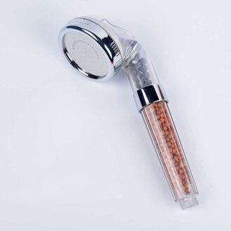 Bad Douche Hoge Druk Waterbesparende Badkamer Negatieve Ionen Filter Douche Waterbesparende Filter Verwijderen En Wassen Spa nozzle wit