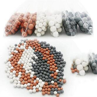 Bad Douchekop Hoge Drukverhoging Waterbesparing Filter Ballen Kralen Utility Hoofd Met Negatieve Ionen Geactiveerd 3 Balls