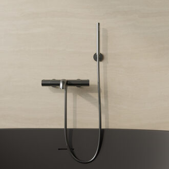 Bad/Douchekraan BWS Colorato Opbouw Thermostatisch Gunmetal