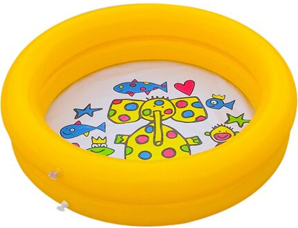 Bad Draagbare Opblaasbare Spelen Centrum Tuin Indoor Outdoor Peddelen Animal Gedrukt Baby Zwembad Water Spel Kiddie Speelgoed geel