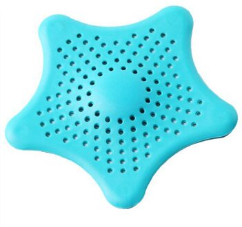 Bad Gootsteenzeefje Afvoer Haar Catcher Bad Stopper Plug Gootsteenzeefje Filter Douche Sink Zeef Plug Keuken Accessoires blauw