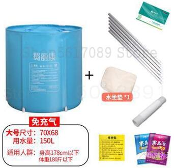Bad Huishouden Volwassen Bad Vouwen Bad Verdikking Plastic Cilinder Bad Eenvoudige Badkuip Same as picture4