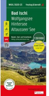 Bad Ischl, Wander-, Rad- Und Freizeitkarte 1:30.000, Freytag & Berndt, Wkxl 3020