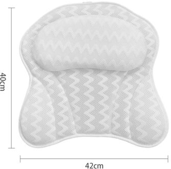 Bad Kussen Ergonomische Bad Kussen Voor Nek Hoofd Schouder Kussen Met Mesh Voor Nek En Rug Ondersteuning Thuis Badkamer Benodigdheden
