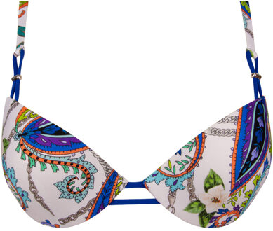 Bad odyssee Cashmer Push up Bikini top ABB8563 wit - 70D