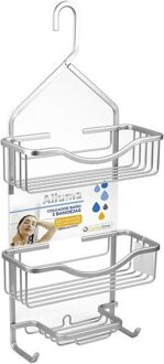 Bad Organisator Caddy Confortime Aluminium (27,5X12X63 Cm)