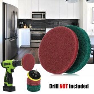 Bad Scrubber Cleaning Kit 7Pcs Automotive Schoon Combo Boor Borstel Power